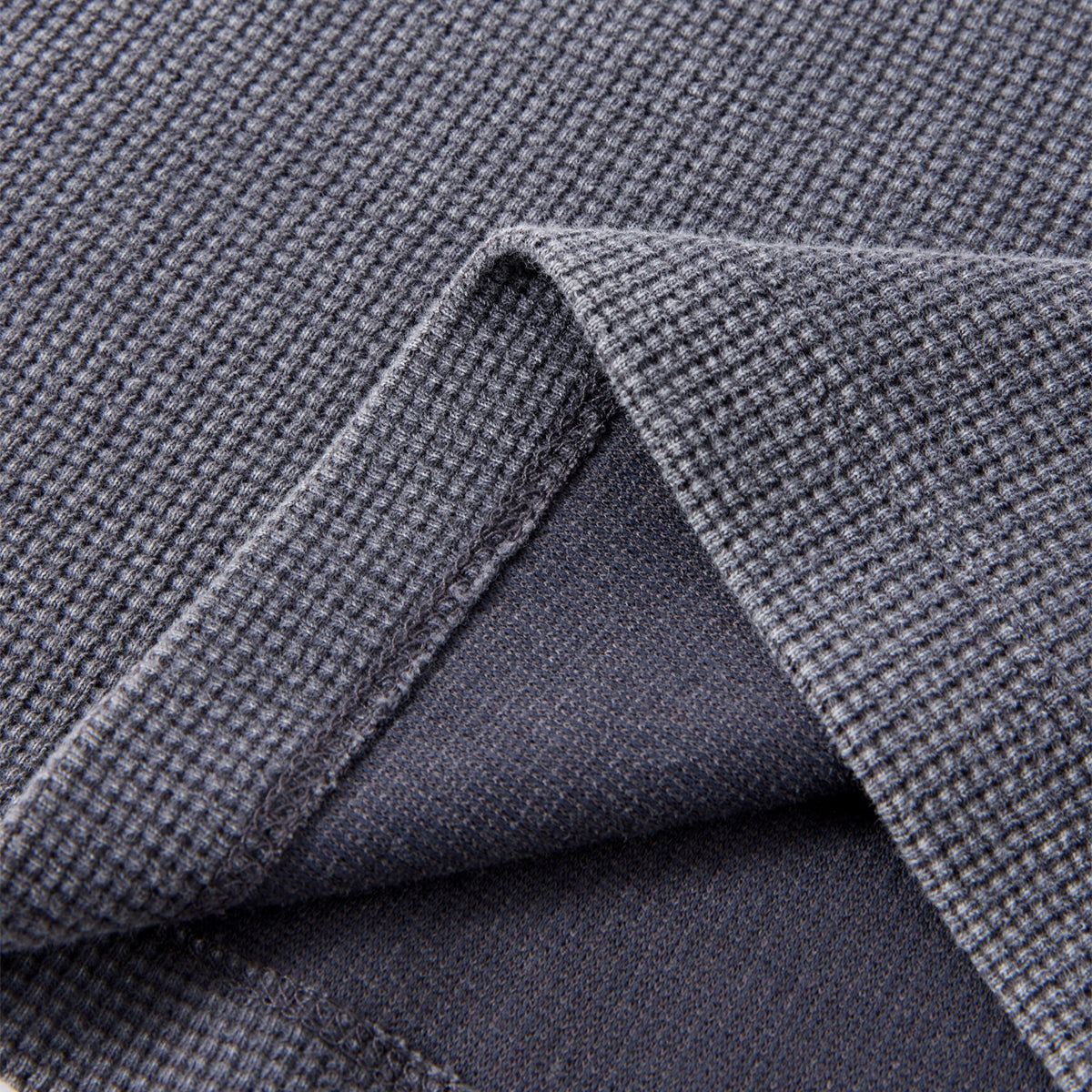 Boxy Waffle Washed Distressed Raglan Tee