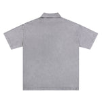 Stone-Washed Cotton Polo Shirt 310gsm