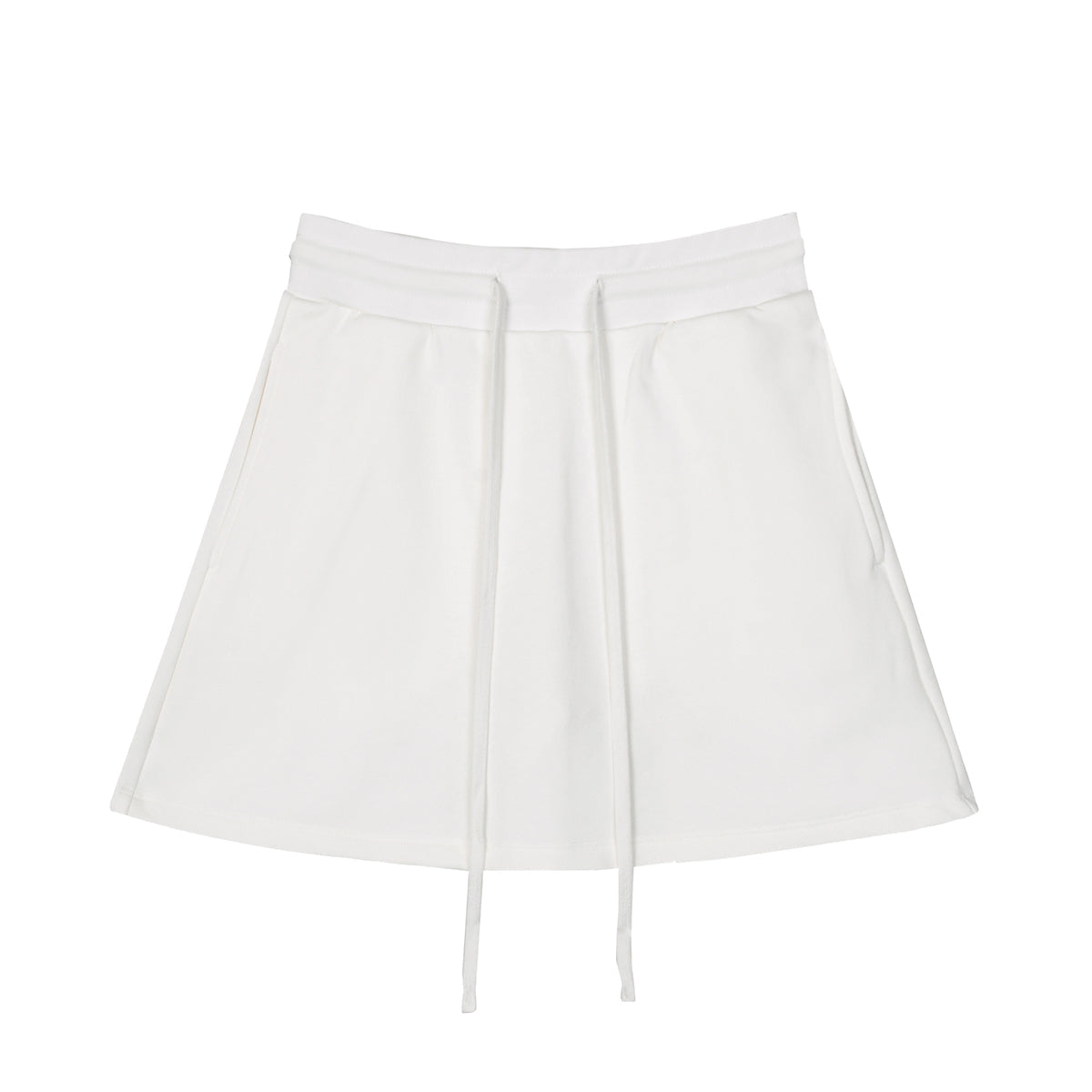 Solid Color A-Line Mini Skort