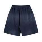 Paint-Splatter Cotton Sweat Shorts