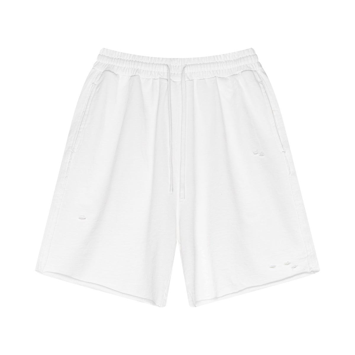 Raw Edge Destructive Short Pants