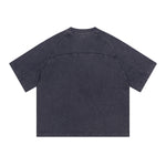 Vintage Washed Patchwork Cotton Tee 285gsm