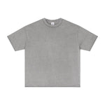 Washed Raw Edge Reverse T Shirt 275gsm