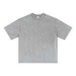 Camiseta lavada con efecto descolorido en el reverso, 285 g/m²