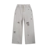 Multi Ripped Distressed Finish Jogger Pants