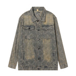 Relaxed Jacquard Denim Trucker Jacket