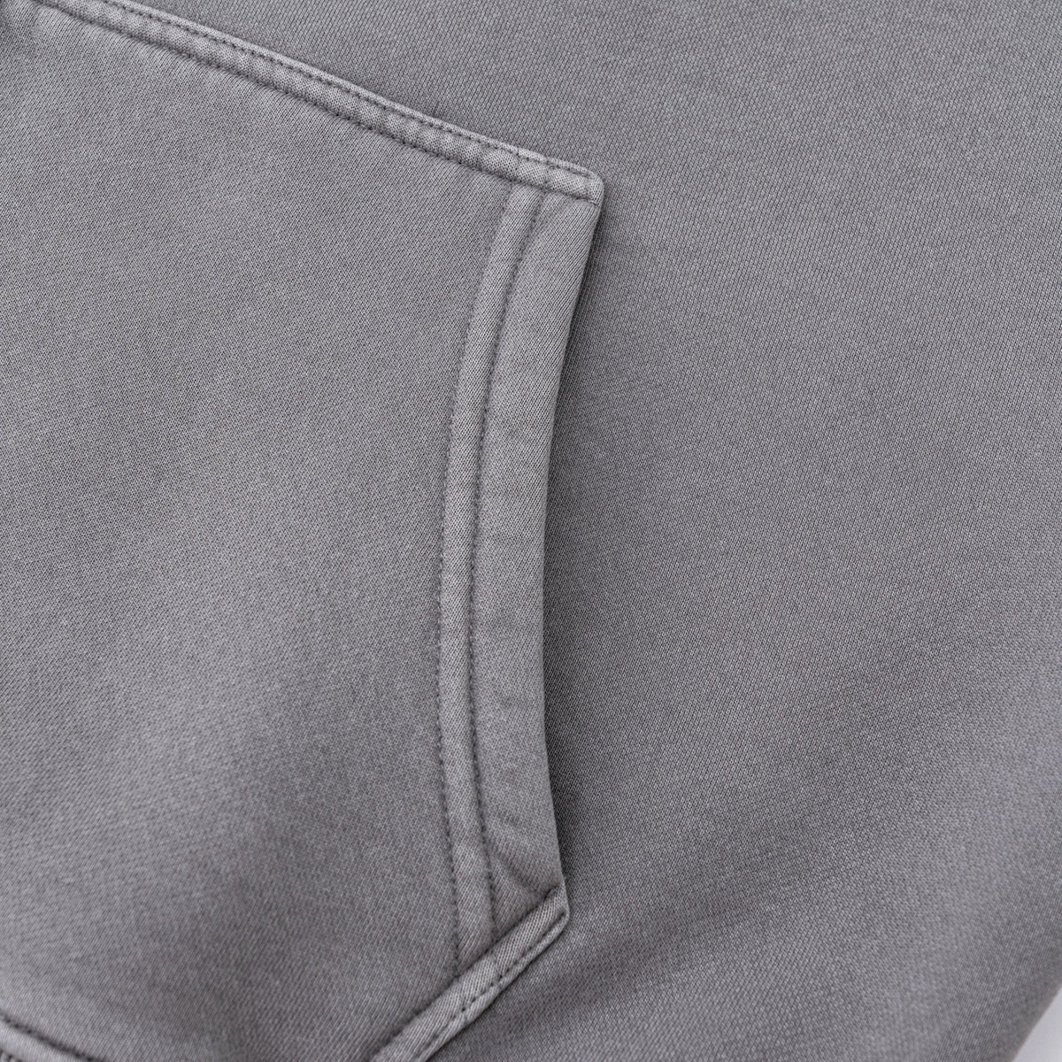 Double Slider Fleece Kangaroo Pocket Hoodie