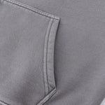 Double Slider Fleece Kangaroo Pocket Hoodie