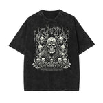 Washed Skull Graphic Cotton Tee