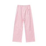 Solid Color Loose Fit Trousers