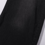 Black Washed Wide Leg Denim Jeans