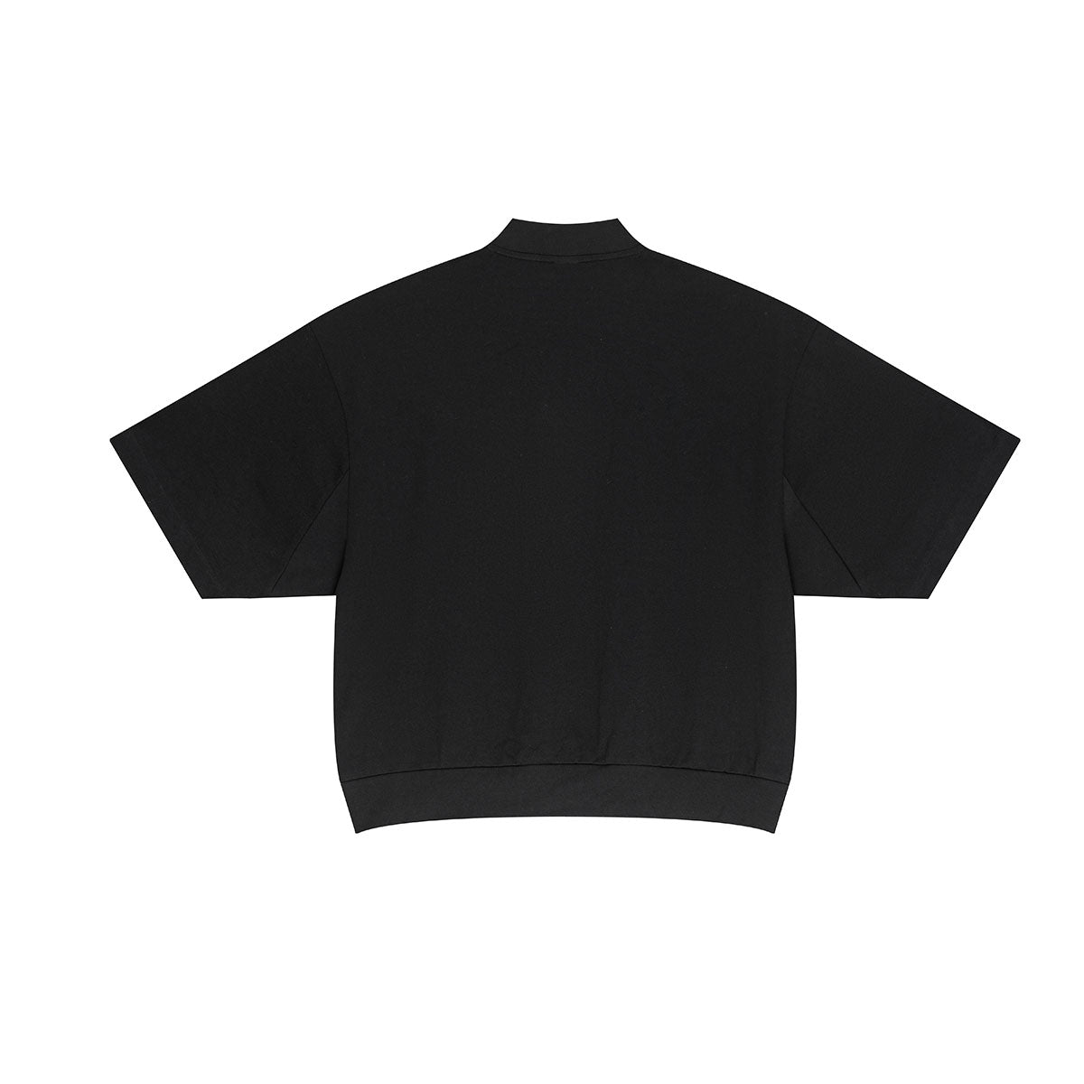 Oversized Mock Neck Short Sleeve T-shirt