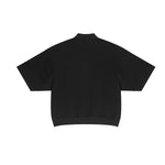 Oversized Mock Neck Short Sleeve T-shirt