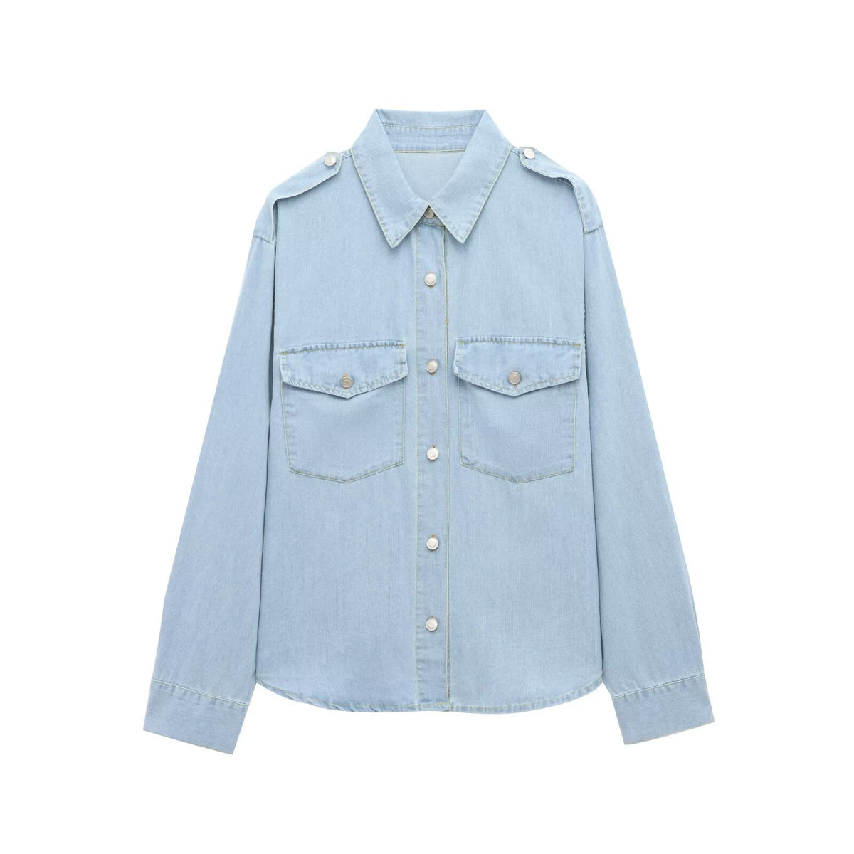 Simple Fashionable Denim Shirt
