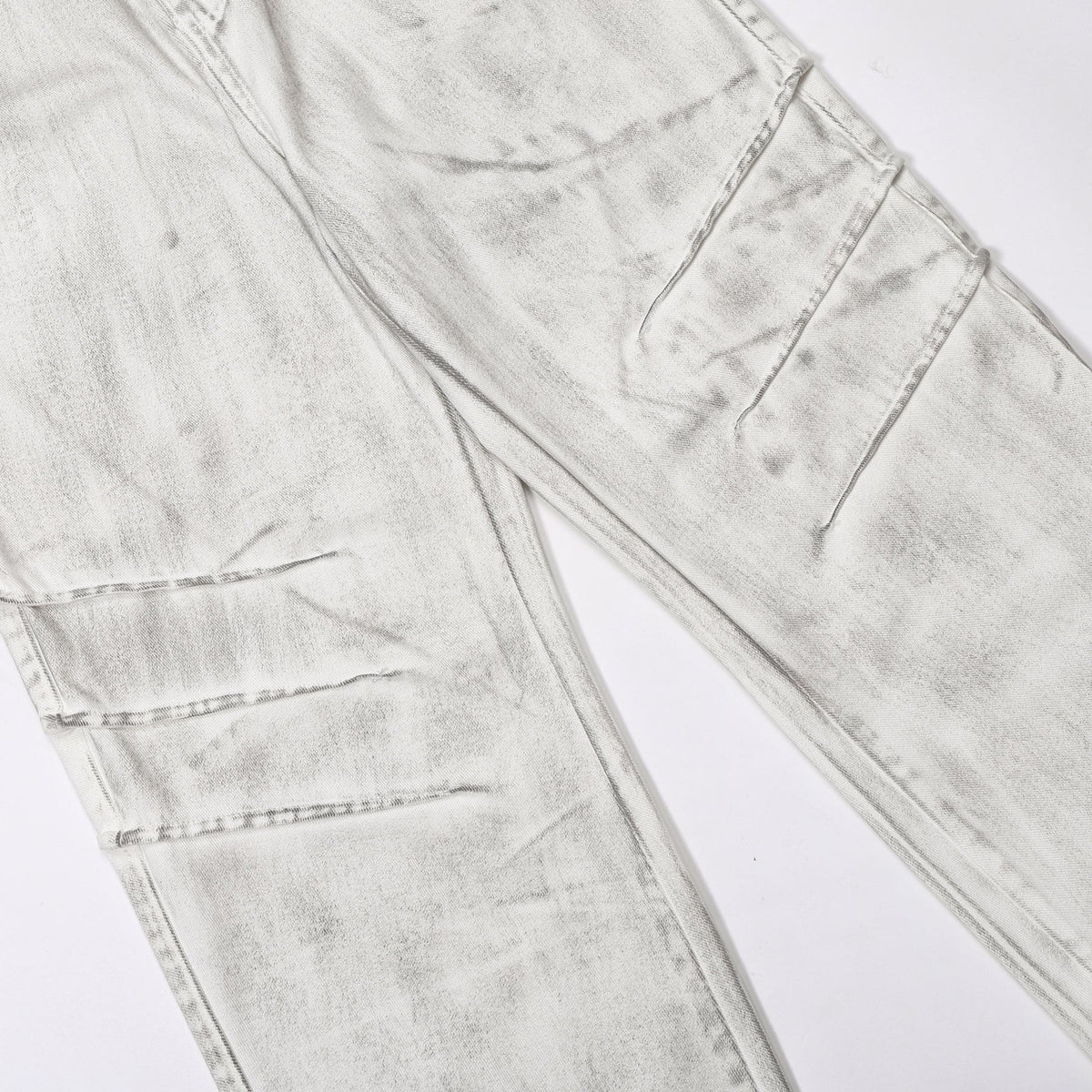 Heavy Duty Washed Wasteland Jeans-INNBLAC Fashion Apparel