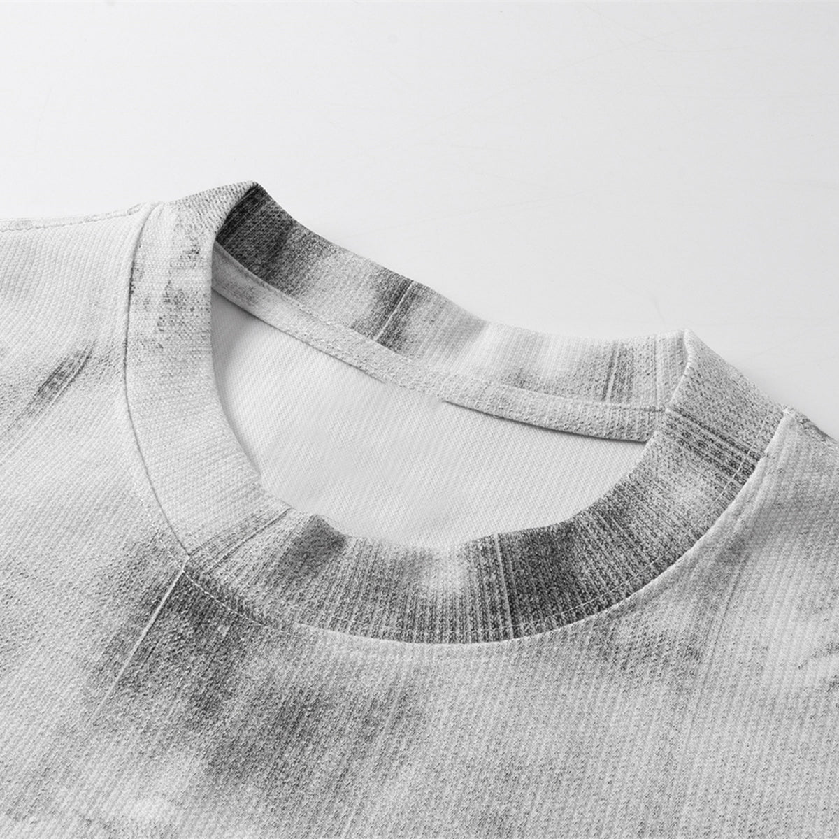 Gradient Graffiti Shadow Vintage Washed Distressed Tee