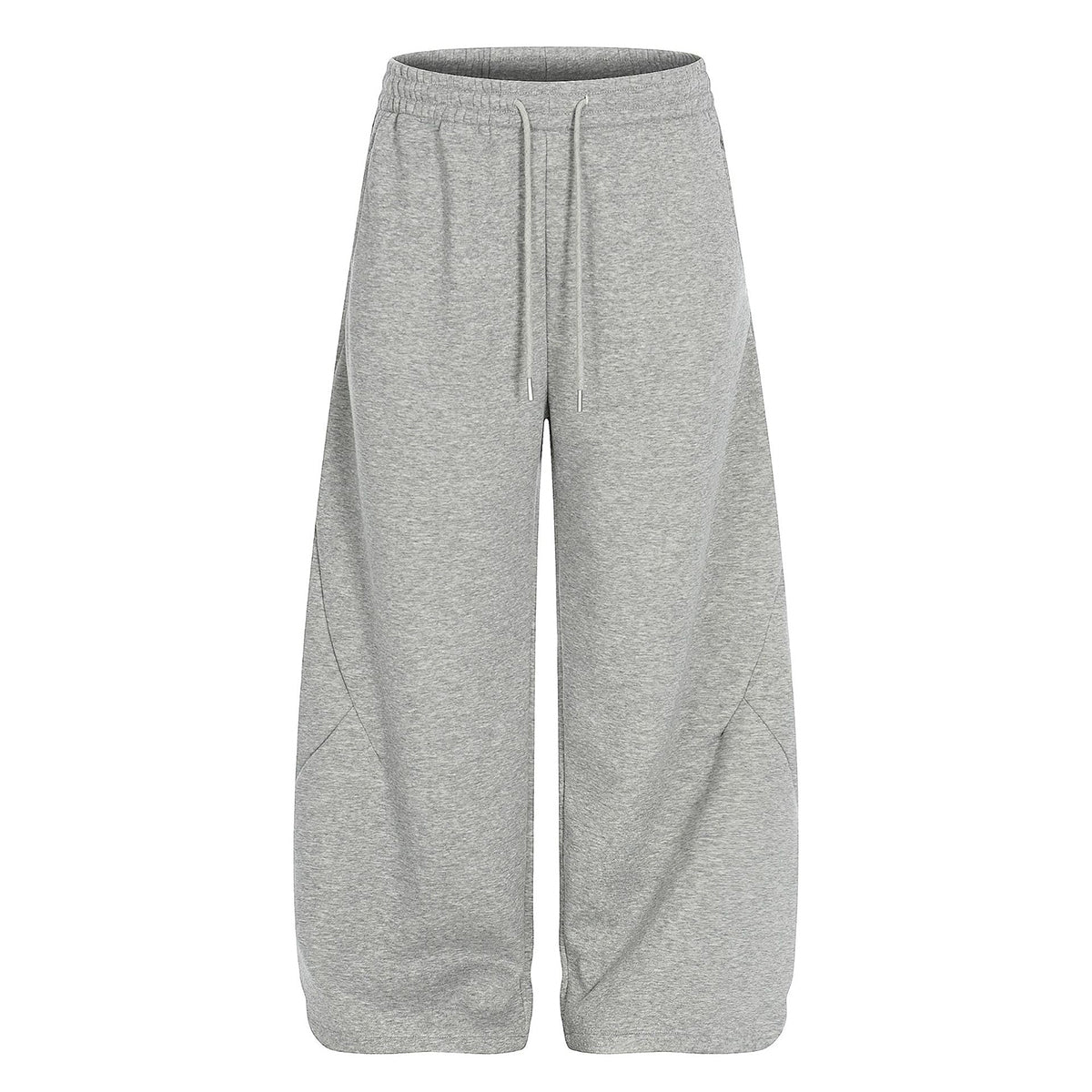 High Street Minimal Wide-Leg Drawstring Sweatpants