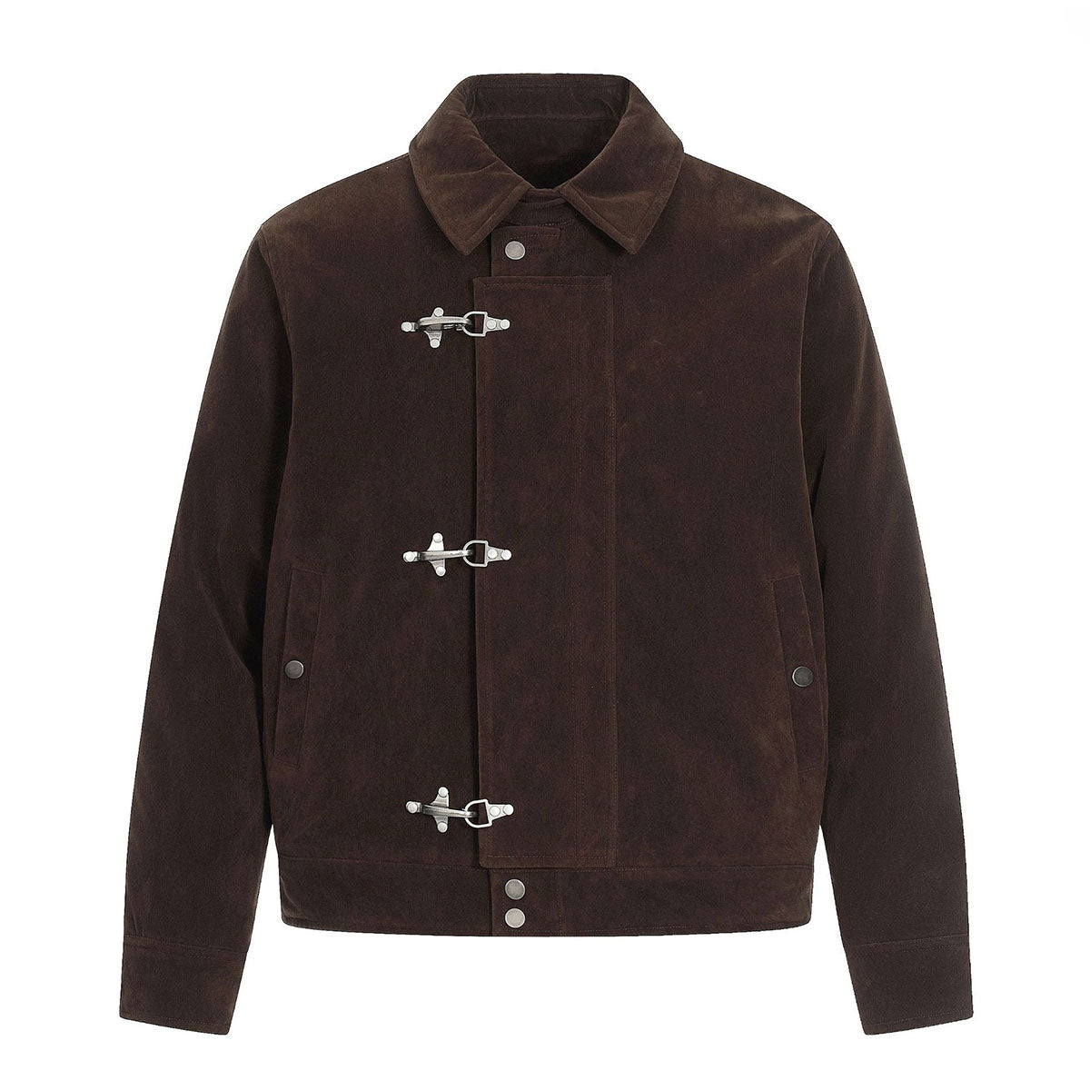 Utility Boxy Jacket Metal Buckle Fastening