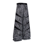 High Street RO Style Asymmetric Deconstructed Loose Wide Leg Jeans