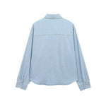 Simple Fashionable Denim Shirt