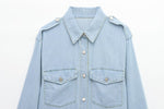 Simple Fashionable Denim Shirt