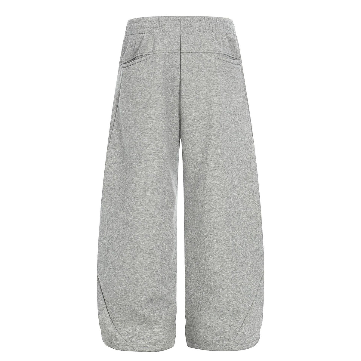 High Street Minimal Wide-Leg Drawstring Sweatpants