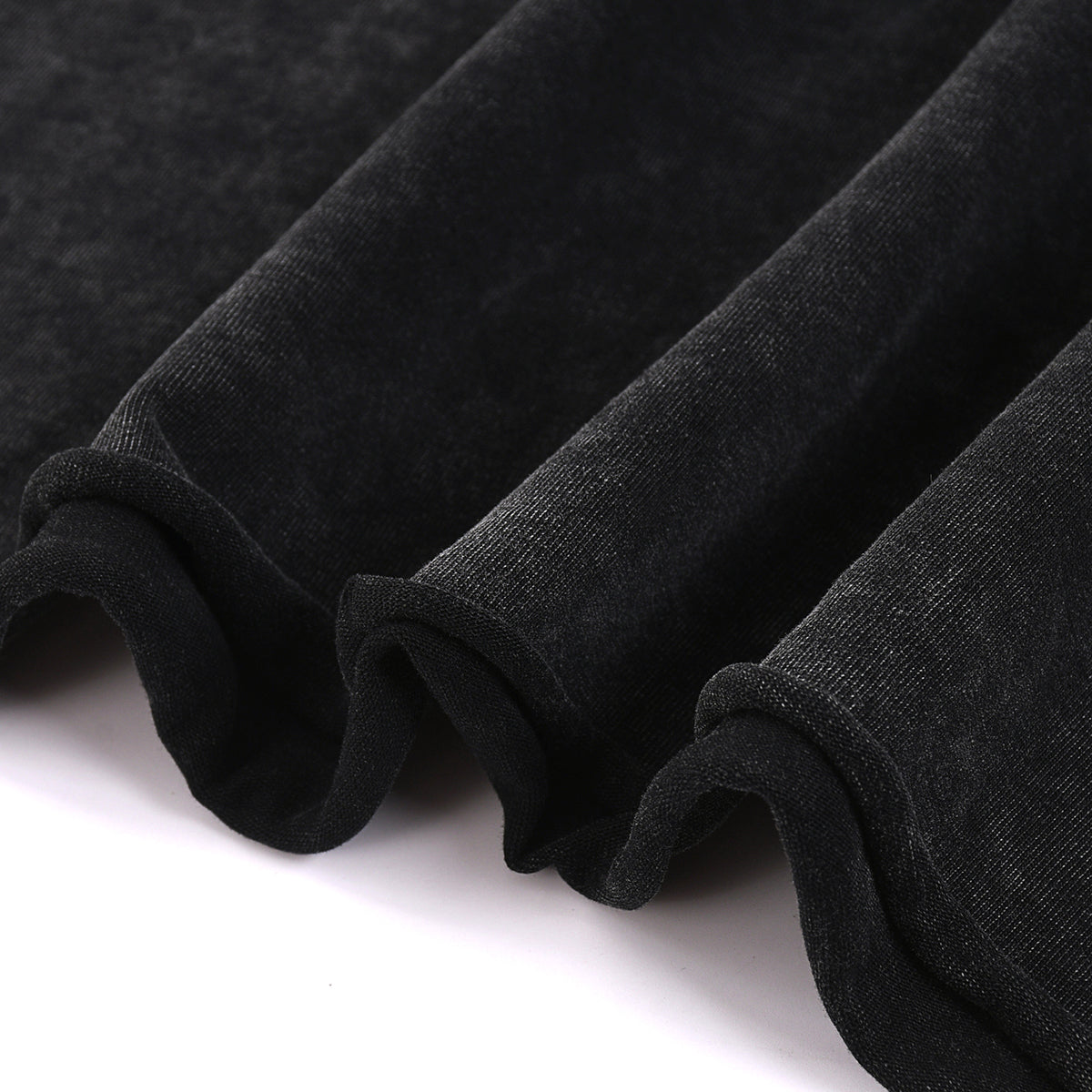 Stone-Washed Raw-Edge T-Shirt 270gsm