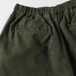 Cargo Style Casual Washed Green Straight Leg Pants
