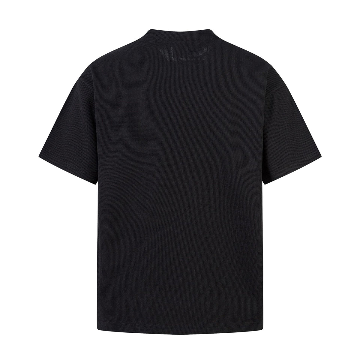 Vintage Waffle Knit Deconstructed Slim Crew Tee