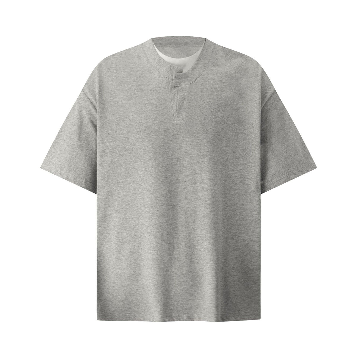 Layered Deconstructed Cropped Boxy Crew Tee