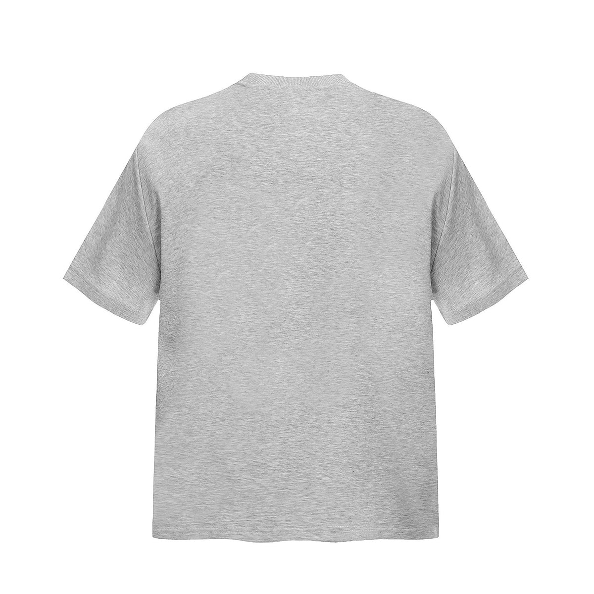 American Streetwear Deconstructed Zip Slim Solid Tee