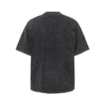 Structural Panels Sleeve Zipper Vintage Washed Short Sleeve Tee