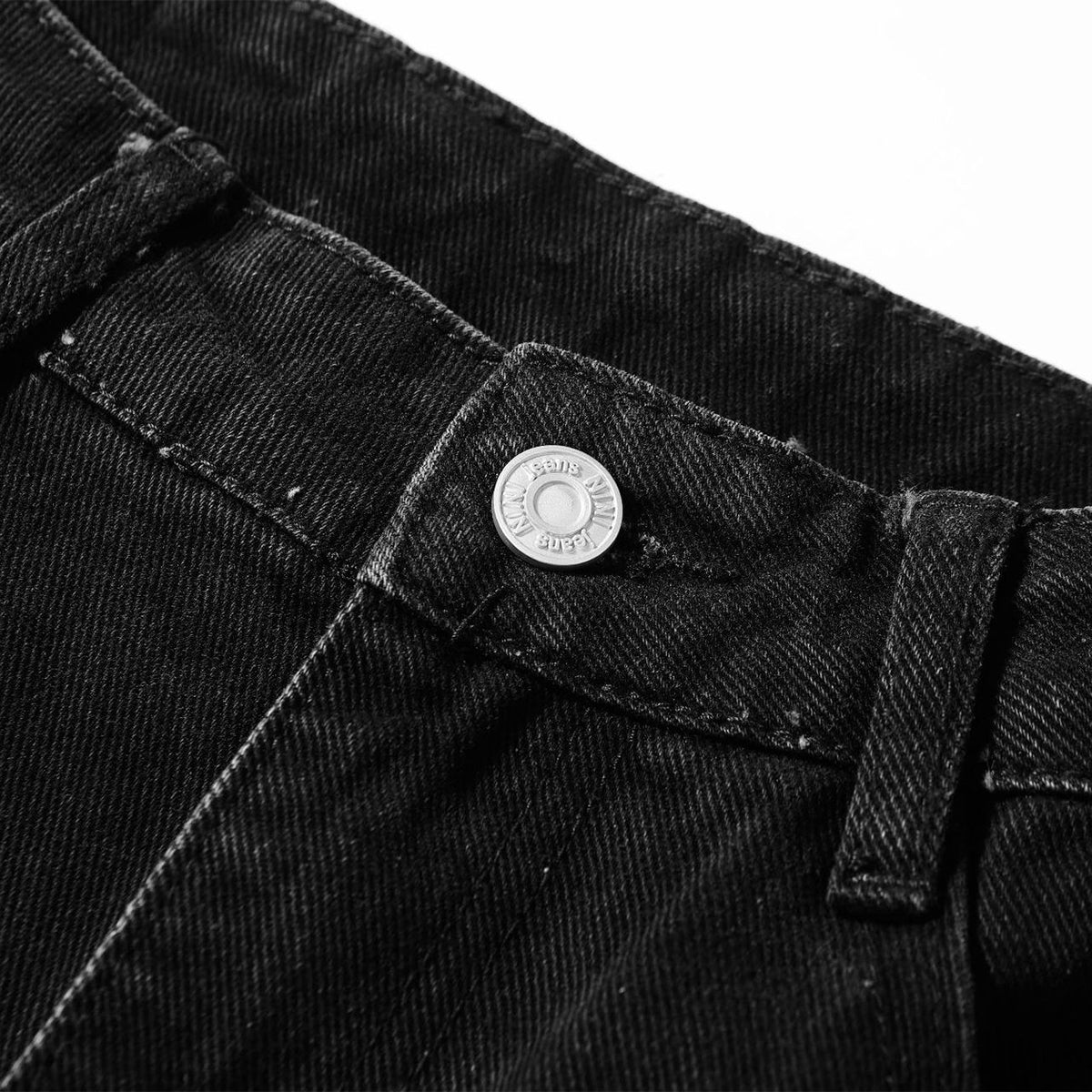 Black Multi Pocket Streetwear Utility Cargo Pants