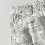 Snow Camo Combat Multi Pocket Wide Leg Cargo Pants