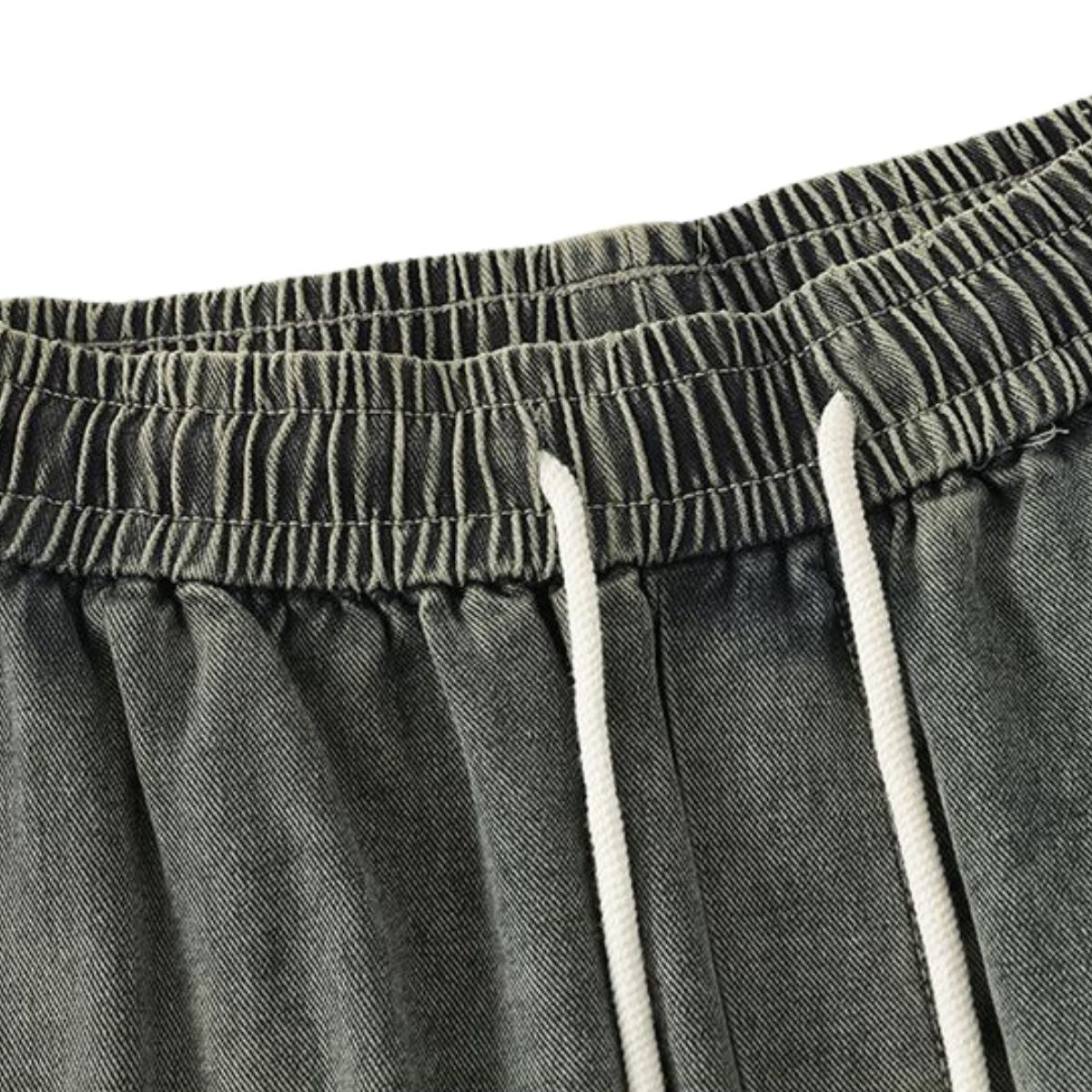 Vintage Washed Bermuda Denim Shorts