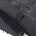 Pearl-Embellished Embroidery Cut-Out Whisker Jeans