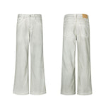 Distressed Dirty White Denim Jeans