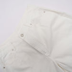 White Baggy Bermuda Denim Shorts