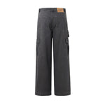 Front Seam Baggy Cargo Pants-INNBLAC Fashion Apparel