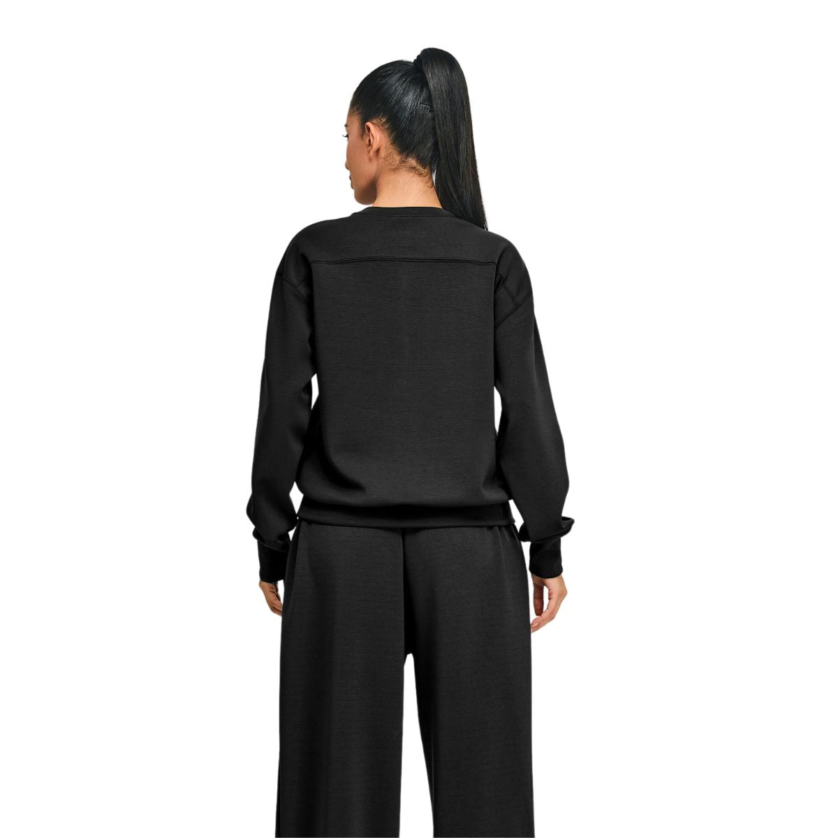 Solid Color Relaxed Fit Sweatshirt