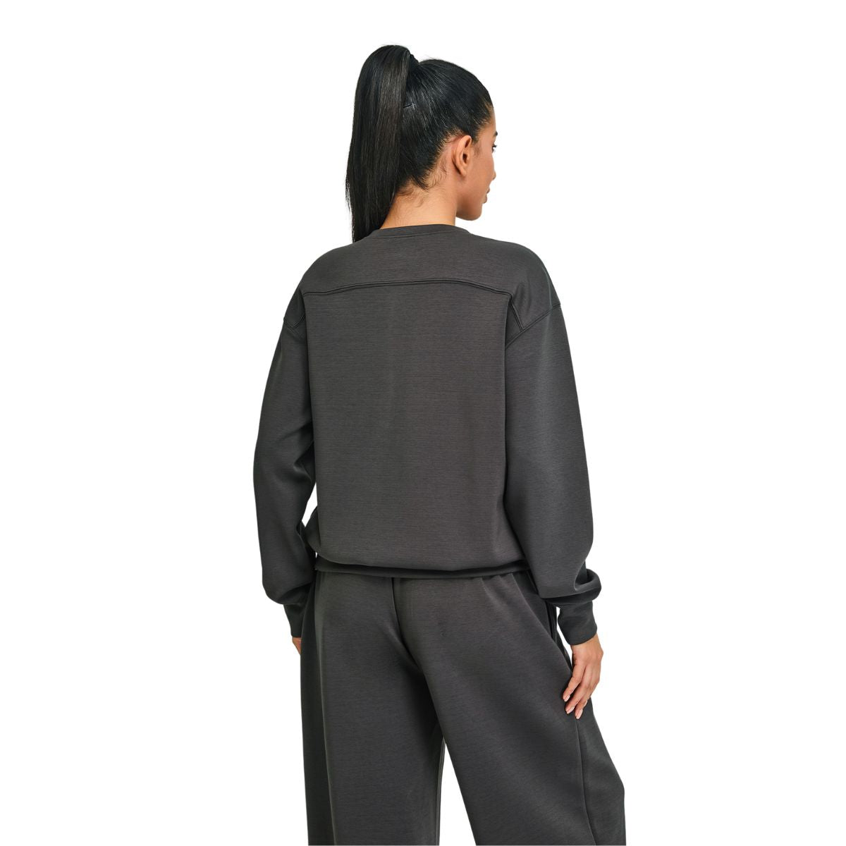Solid Color Relaxed Fit Sweatshirt