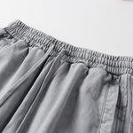 Distressed Patchwork Raw Edge Shorts