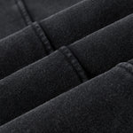 Streetwear Distressed Curved Panel Straight-Leg Pants