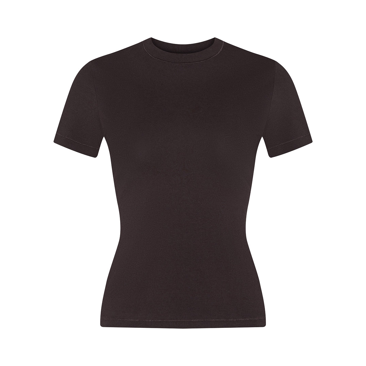 Structured Shoulder Slim Fit High-Stretch Short Sleeve