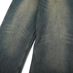 Washed Whiskers Straight Leg Jeans-INNBLAC Fashion Apparel