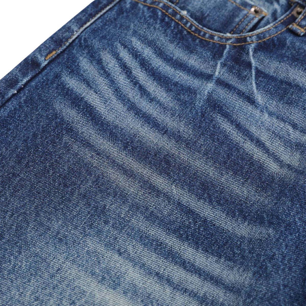 Vintage Washed Wide Leg Denim Shorts