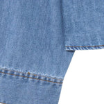Women's Denim Shirt Stylish Blouse Layered Design Top