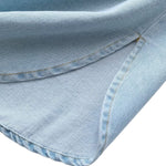 Women's Loose Street Style Mid-length Double Pocket Denim Shirt