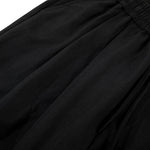 Relaxed Drawstring Wide Leg Casual Trousers
