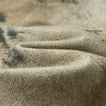 Vintage Mud-Washed Denim Texture Bermuda Shorts